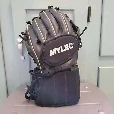 Vintage Mylec GM540 Left Hand Black Hockey Goalie Glove Flex Action RARE • $32.42