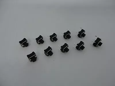10Pack Lot 6x6x6mm 4 Pin Bottom Push Touch Tactile Momentary Micro Button Switch • $10.82