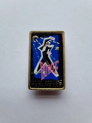 £85 • Buy DAVID BOWIE - 1983 Serious Moonlight Tour Metal Pin Badge
