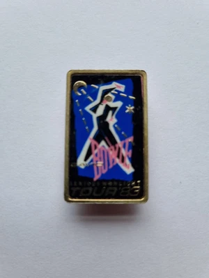 £85 • Buy DAVID BOWIE - 1983 Serious Moonlight Tour Metal Pin Badge