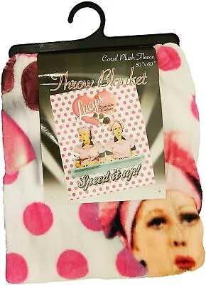 # I Love Lucy Show Chocolate Factory Throw Blanket - 50  X 60  NEW  • $32.99