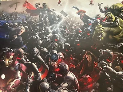 Avengers Age Ultron SDCC Comic Con Collage Marvel Poster 36x28 • $75