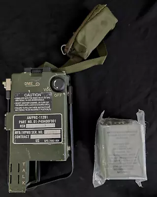 AN/PRC 112B1 US Military Survival Radio With Pouch Battery • $124.72