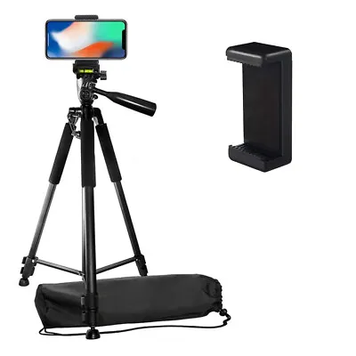 60  Camera Tripod Stand With A Smartphone Holder For DSLR Cameras Fits All Phone • $22.99