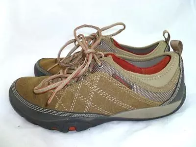 Merrell Kangaroo Mimosa Glee 7 Used Brown Leather Comfort/hiking Shoes/sneakers • $22.99