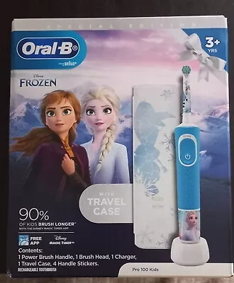 Oral-B Pro 100 Kids 3+Years Electric Toothbrush - Frozen • $35