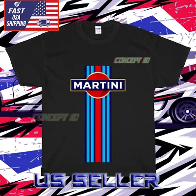 Hot Shirt Martini Racing Logo T-shirt Unisex Tee Funny Usa Size S-5xl • $16.99