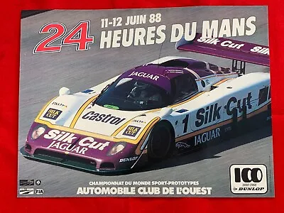 Original 1988 Le Mans Poster • £30