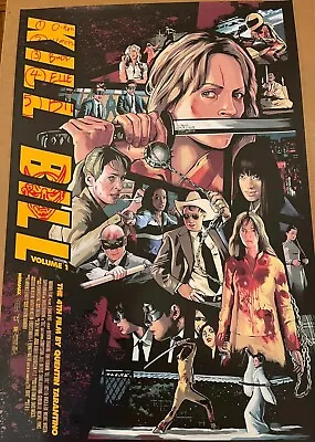 Kill Bill Stephen Bliss SCREENPRINT 24x36 Art Print Mondo BNG Xx/75 • $160