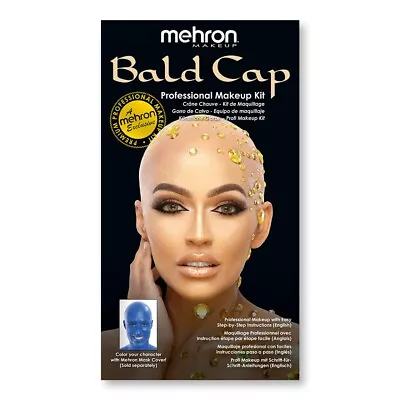 MEHRON BALD CAP PREMIUM CHARACTER MAKEUP KIT- Includes Everything You Need! BNIB • $32.95