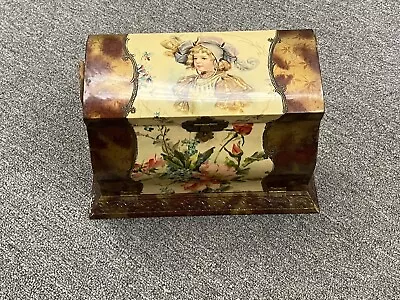 Antique Victorian Celluloid Vanity Set In Mechanical Chest/Box • $88