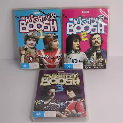 The Mighty Boosh DVDs Series 1 2 3 Season Julian Barratt Noel Fielding Reg 4 BBC • $11.90