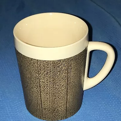 Vintage West Bend Thermo Serv Plastic Insulated Faux Woodgrain Coffee Mug Cup W6 • $7.99