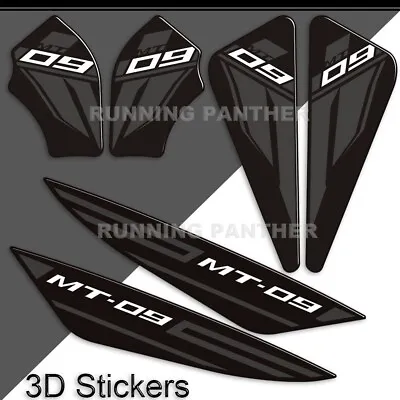 Knee Tank Pad Protector Stickers Decal For Yamaha MT09 FZ 09 SP MT-09 2021 2022 • $32.63