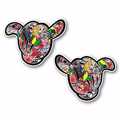 Sticker Bomb Hang Loose Shaka Sticker 2 Pack 130mm Quality Water/fade Proof JDM • $6.99