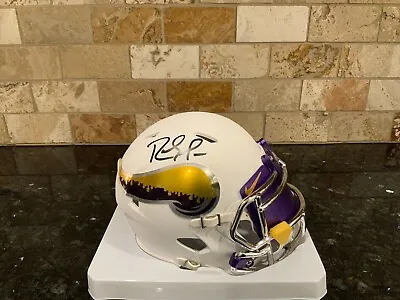 Randy Moss Minnesota Vikings Custom Mini Helmet Loaded - Beckett • $384.95