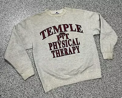 Vintage Temple University Owls Champion College Crewneck Sweatshirt Mens Size L • $38.95