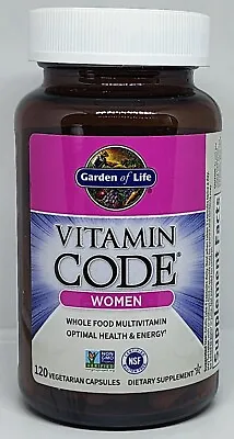 Garden Of Life Vitamin Code Women Multivitamin 120 Veggie Capsules Exp. 01/2025 • $32.95