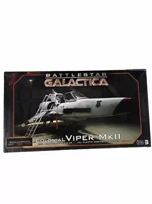 Moebius Models Battlestar Galactica Colonial Viper MKII 1:32 Scale Model OPENED • $109.95