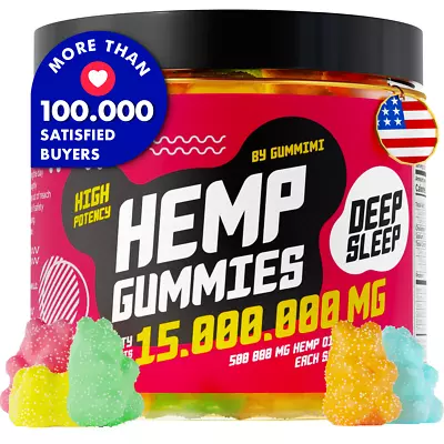 HEMP Bears For CalmSleepStressAnxietyPainMuscleRelax 60 Gummy • $26.99