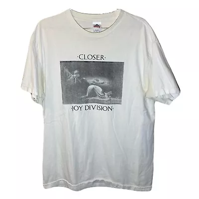 Vintage Joy Division Closer Album T-Shirt Sz L Tour Tee 90s Screenprint AAA Tag • $149.99