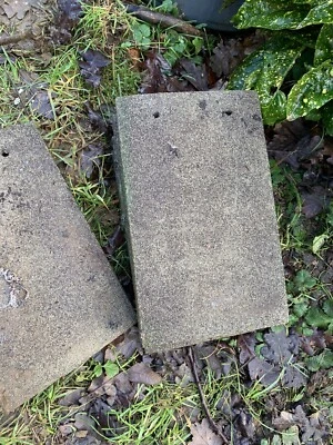 £25 • Buy 75 Roof Tiles Grey Concrete
