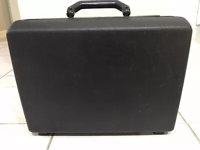 Vintage Samsonite Broker GL Hard Shell Attache Slim Brief Case Black W/ 2 Keys • $34.99