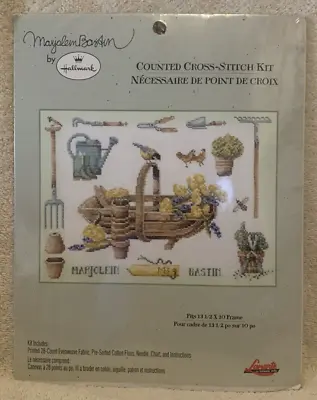 Hallmark Marjolein Bastin Flower Gardening Counted Cross-Stitch Kit - NIP • $19.99