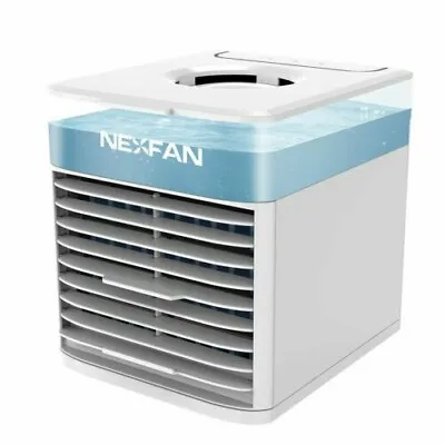 $45 • Buy NexFan Mini Air Cooler Portable USB Fan 7 Colors LED Light 3 Speeds Humidifer