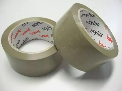 £110.44 • Buy 36 X Rolls Vibac PP30 Stylus Brown Packaging Tape 48mm X 75m Premium Quality 