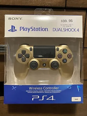 $80 • Buy Sony PS4 PlayStation 4 GOLD DualShock 4 Dual Shock Wireless Controller V2