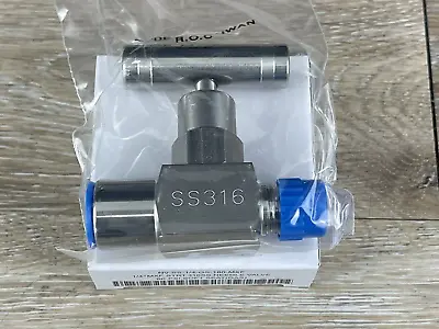 PIC Gauge NV-SS-1/4-GS-180-MXF NV Series 1/4  Mini Needle Valve NV • $9.99