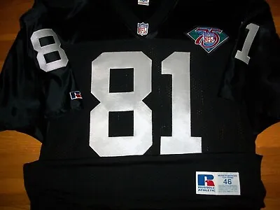 Russell Authentic Tim Brown Los Angeles Oakland Las Vegas Raiders Jersey Size 46 • $239.99