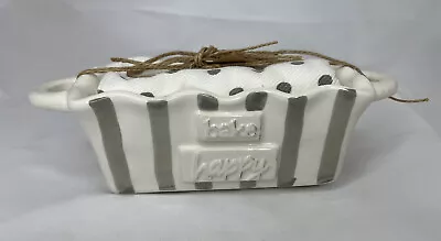 Mud Pie Mini Loaf Pan Bake Happy Striped Polka Dot Towel 2020 Very Cute New • $9.99