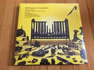 METALLICA 72 Seasons Exclusive Never Mellow Yellow Vinyl Sealed Yellow And Black • $29.99