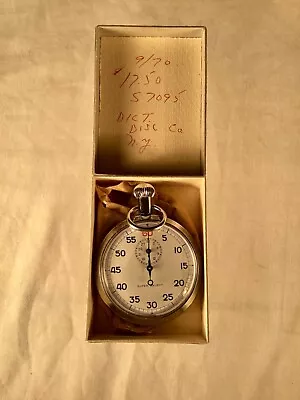 Vintage 1970 Super Select Stopwatch With Original Box - Working Condition • $10.50