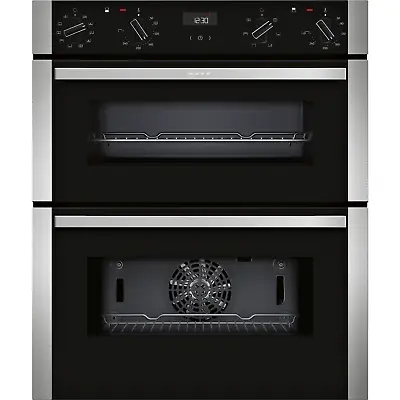 Neff N50 Electric Built Under Double Oven - Stainless Steel J1ACE4HN0B • £1175.95