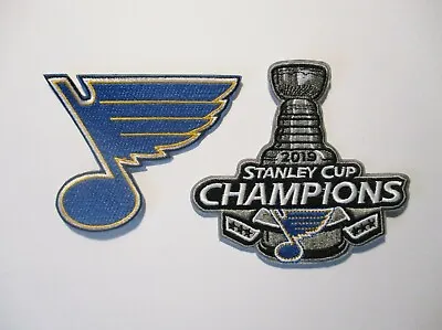 $9.50 • Buy 1) Lot Of (2) 2019 Champion Hockey St. Louis Blues Patches (c) Item # 97