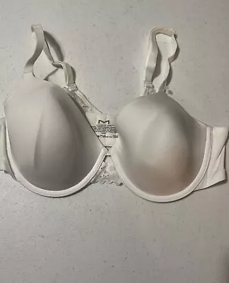 Maidenform Womens One Fabulous Fit 2.0 Extra Coverage Bra DM7549 White  36C NWOT • $19.99