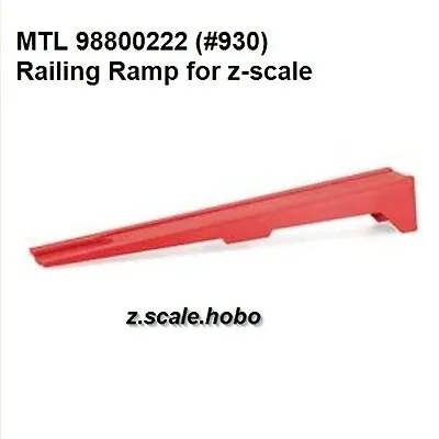 Micro-Trains MTL Z Scale Rerailer Re-Railer Railing Ramp Locom​otive *NEW  • $2.99