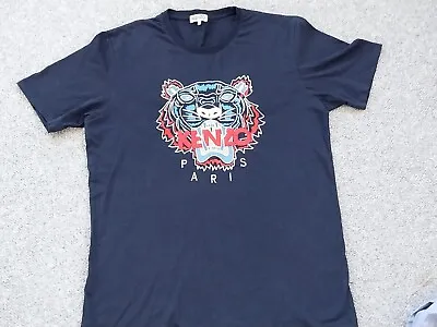 $120 • Buy Kenzo Navy Men Tshirt, Size Xl