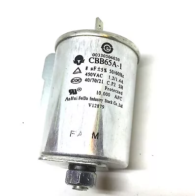 GENUINE FISHER  PAYKEL DRYER  CAPACITOR 8uF H00330506020  DE6060M1DE7060G1 0863 • $18.85