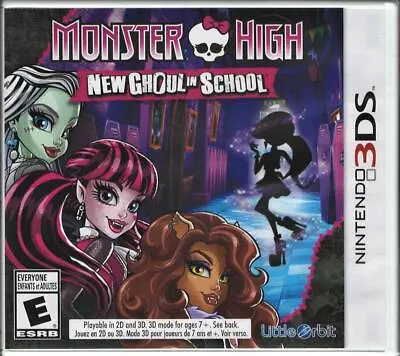 Monster High New Ghoul In School 3DS (Brand New Factory Sealed US Version) Ninte • $28.37