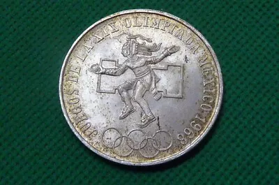 Mexico  Silver 25 Pesos  1968  Olympics  (r765) • $5.94