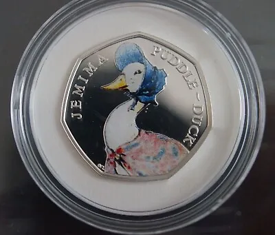 2016 Beatrix Potter Jemima Puddle-duck 50p Fifty Pence Silver Album Filler • £7.99