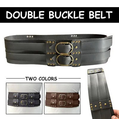 Medieval Vintage Wide Belt Knight Girdle Costume Cosplay Steampunk Waistband NEW • $18.31