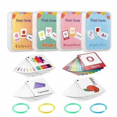 Baby Book First Words Picture Flash Cards Kids Educational Pre School Learning • £3.95