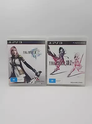 Final Fantasy XIII (13) Final Fantasy XIII-2 With Manual PS3 PlayStation 3 • $34.95