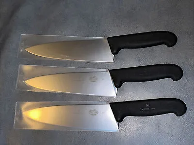 Victorinox Swiss Made Fibrox Pro Chef's Knife 8-Inch 5.2063.20 SET OF 3 • $55