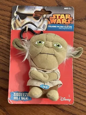 Disney Star Wars Yoda - Talking Plush Clip On • £9